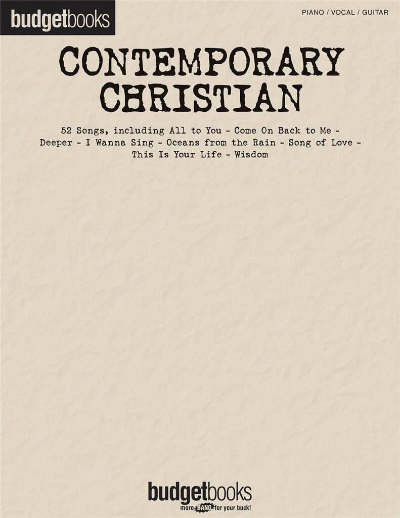 Contemporary Christian - Budget Books