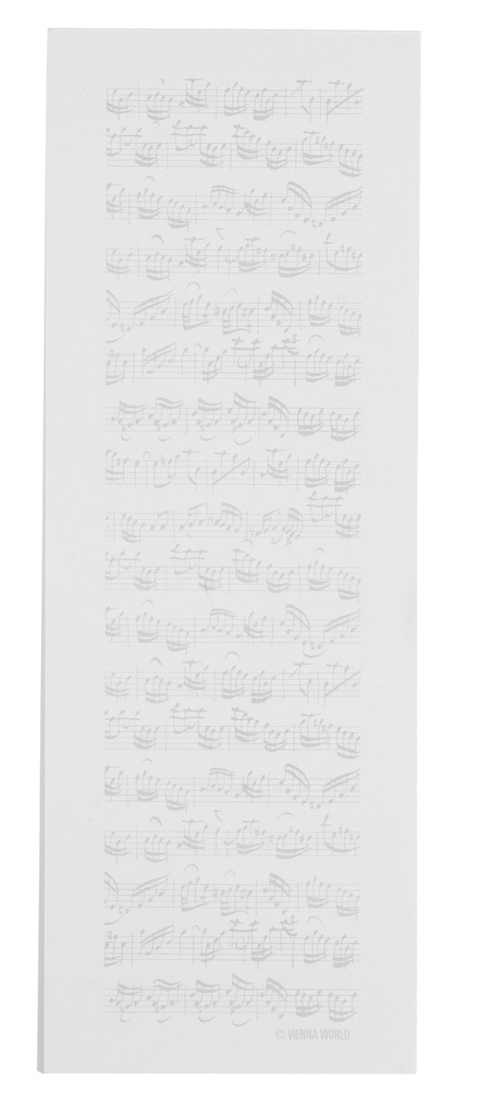 Notizblock Notenblatt midi