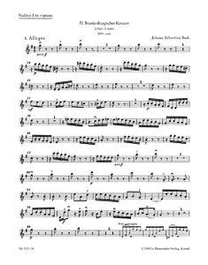 Brandenburgisches Konzert Nr. 4 G-Dur BWV 1049