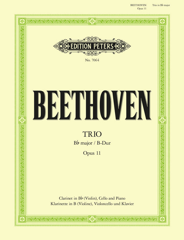Trio B-Dur op. 11 "Gassenhauer-Trio"