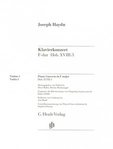 Klavierkonzert F-Dur Hob. XVIII:3