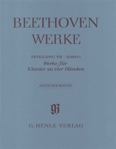 Werke für Klavier zu 4 Händen - Werke VII/1