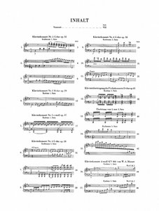 Werke - Abtlg. VII Band 7 (Kadenzen zu Klavierkonzerten)