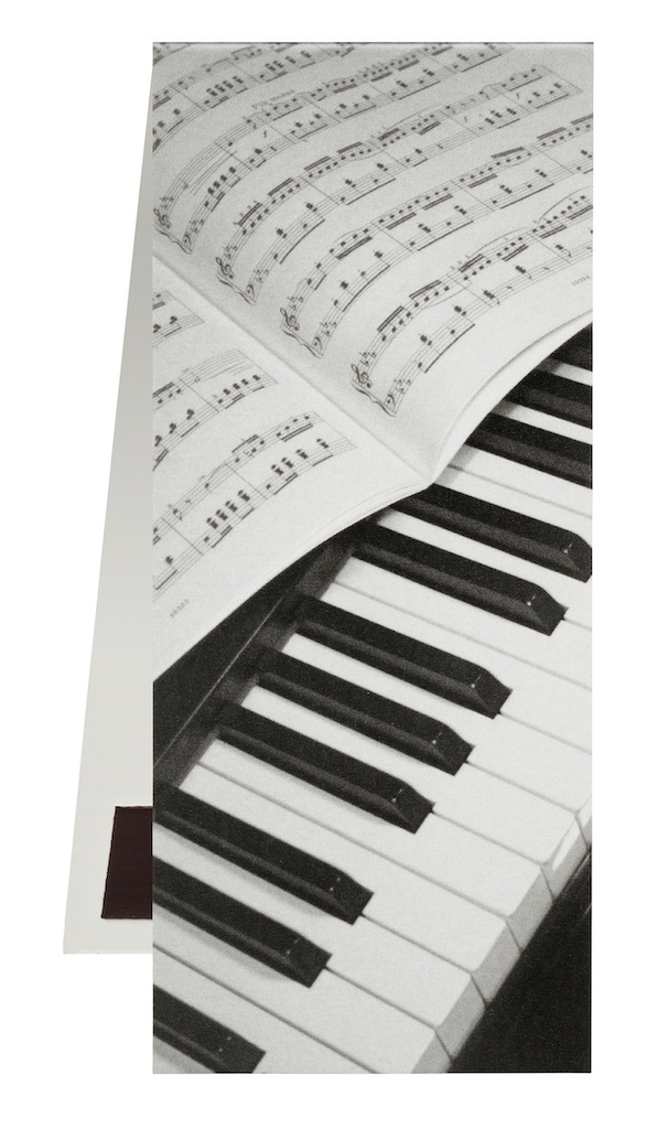 Lesezeichen Klavier/Notenblatt
