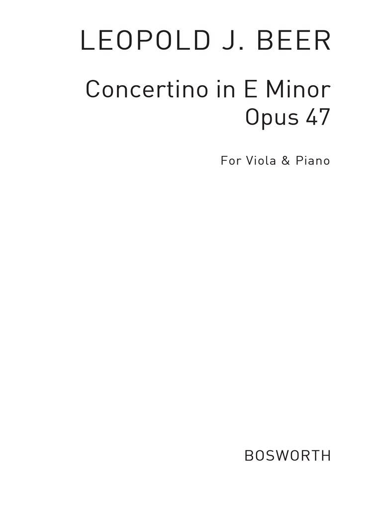 Concertino e-moll op. 47