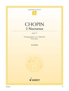 2 Nocturnes op. 27