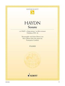 Klaviersonate cis-moll (Hob. XVI:36)