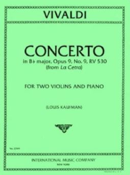 Concerto B-Dur, op. 9/9, RV 530