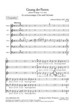 Gesang der Parzen op. 89
