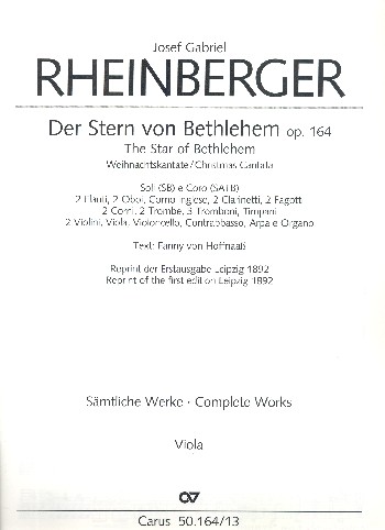 Der Stern von Bethlehem, op. 164