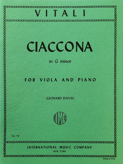 Ciaconna g-moll