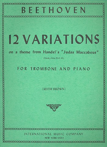 12 Variationen über ein Thema aus Händel's ''Judas Maccabäus''