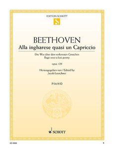 Die Wut über den verlorenen Groschen op. 129 (Rondo a capriccio)