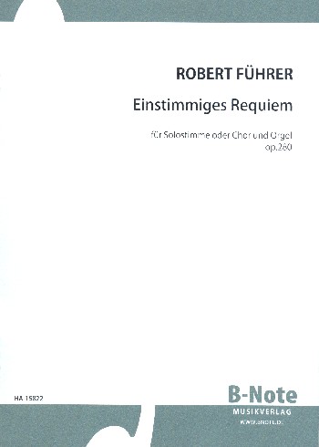 Einstimmiges Requiem in F, op. 280