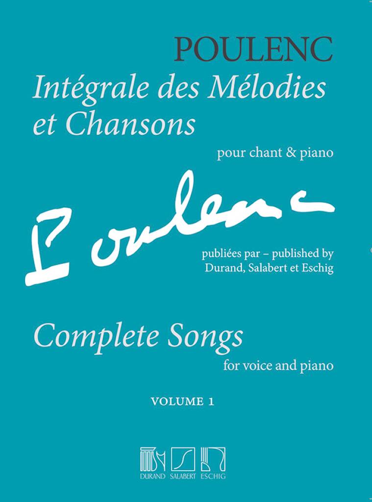 Intégrale des Mélodies et Chansons - Volume 1