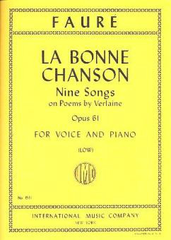 La Bonne Chanson - 9 Chansons