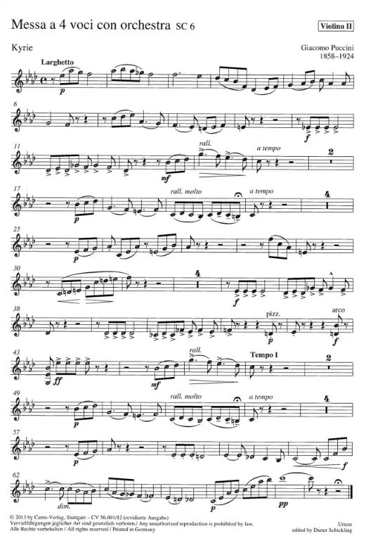 Messa a 4 voci con orchestra (1880), SC 6 (Messa di Gloria)