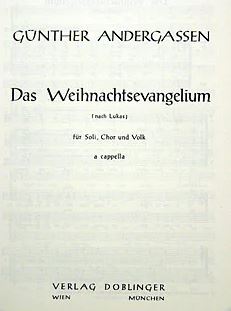 Das Weihnachtsevangelium