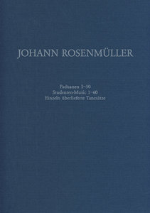 Instrumentalmusik in Drucken 1 - Paduanen, Alemanden & Courenten (Nr. 1 - 50) 1645; Studentenmusic (Nr. 1 - 60) 1654 RWV 226 - 227