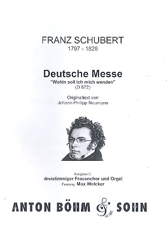 Deutsche Messe, D 872 - SSA