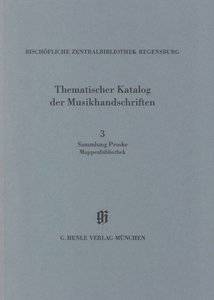 Kataloge Bayerischer Musiksammlungen 14 / 3