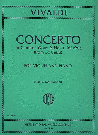 Konzert c-moll op. 9, Nr. 11, RV 198a