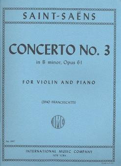 Konzert Nr. 3 h-moll op. 61
