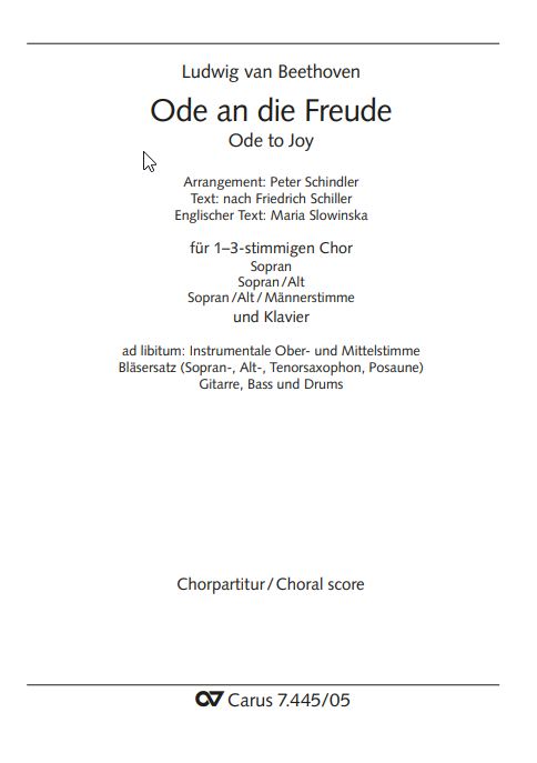 Ode an die Freude / Ode to Joy