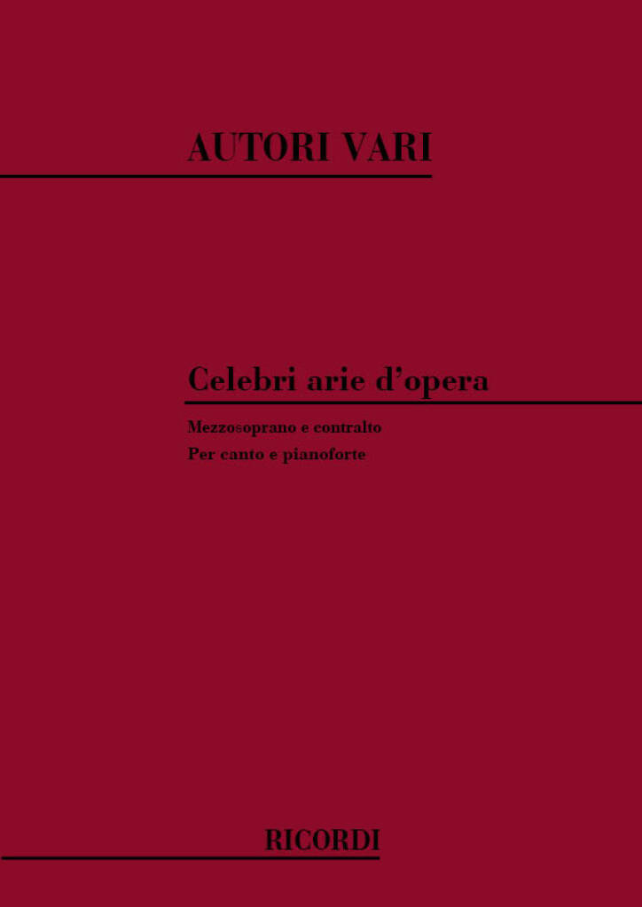 Celebri Arie d'Opera