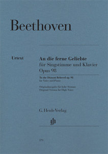 An die ferne Geliebte op. 98 - hohe Stimme