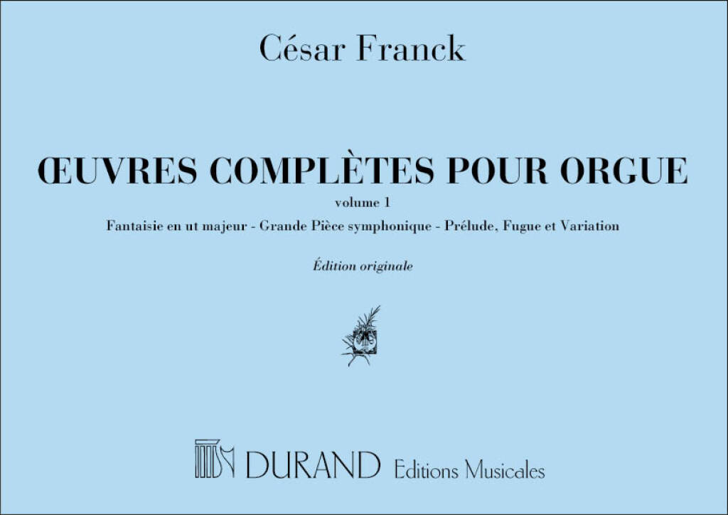 Oeuvres completes pour Orgue Band 1