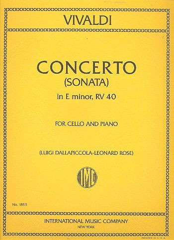 Concerto e-moll F XIV/5 RV40
