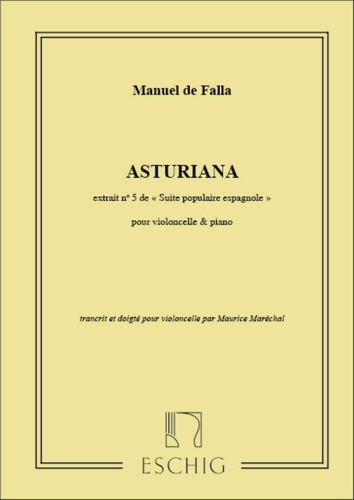 Asturiana aus Suite Populaire