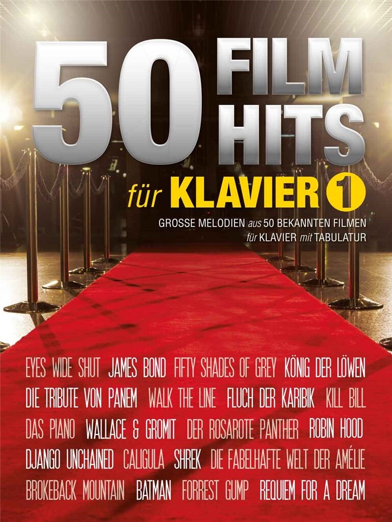 50 Film Hits für Klavier