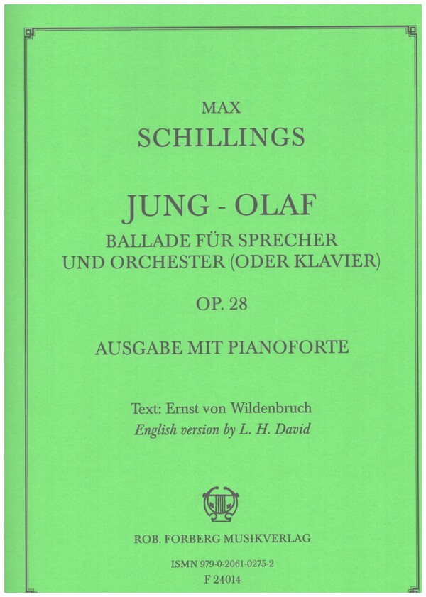 Jung Olaf op. 28
