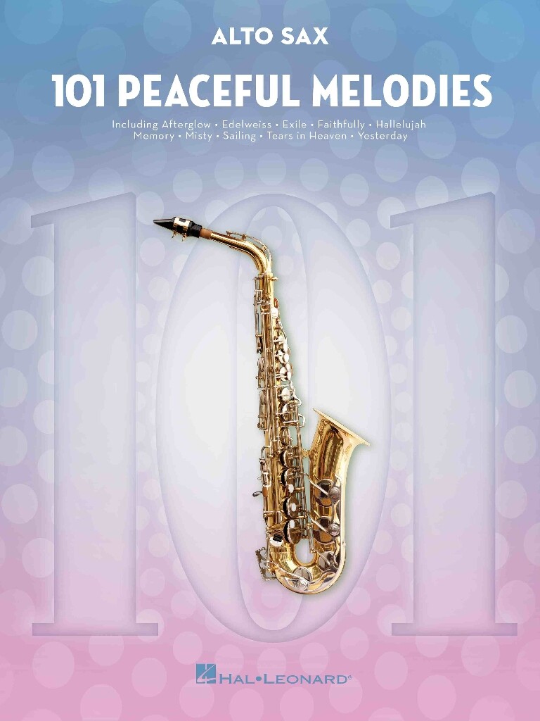 101 Peaceful Melodies - Altsaxophon