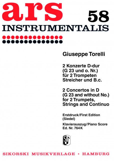 Konzert für zwei Trompeten, Streicher und Bc