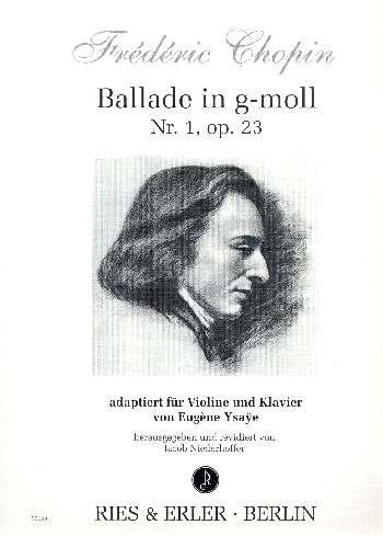 Ballade für Violine und Klavier Nr. 1 g-Moll op. 23