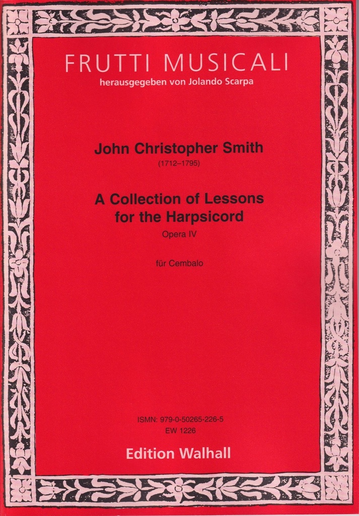 A Collection of Lessons for the Harpsicord Opera IV