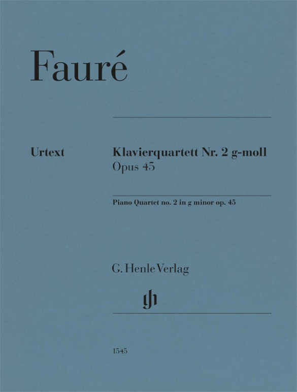 Klavierquartett nr. 2 g-moll op. 45