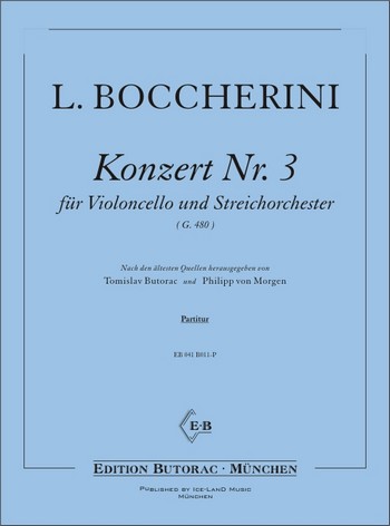 Konzert Nr. 3 G-Dur (G. 480)
