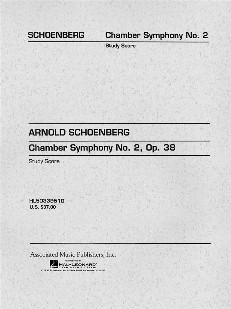 Kammersymphonie Nr. 2 für Orchester op. 38 / Partitur