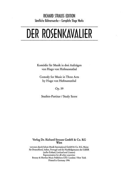Der Rosenkavalier