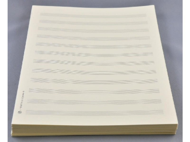 Notenpapier A4 - 12 linig