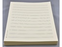 Notenpapier A4 - 12 linig