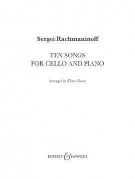 Ten Songs for Cello and Piano