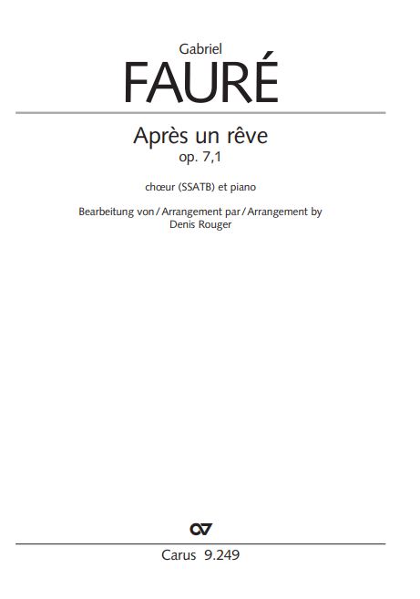 Apres un reve op. 7/1