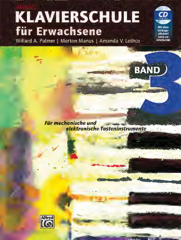 Alfred's Klavierschule für Erwachsene Band 3