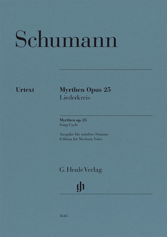 Myrthen op. 25 - mittlere Stimme