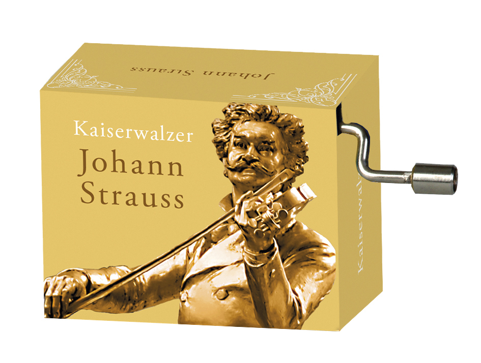 Musikbox / Spieluhr Johann Strauß Denkmal